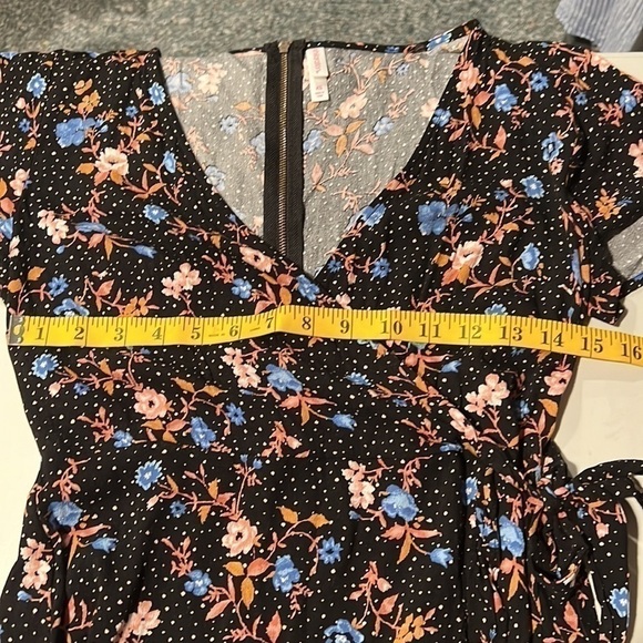 Xhilaration Floral Wrap Dress, Size XS - Picture 7 of 8